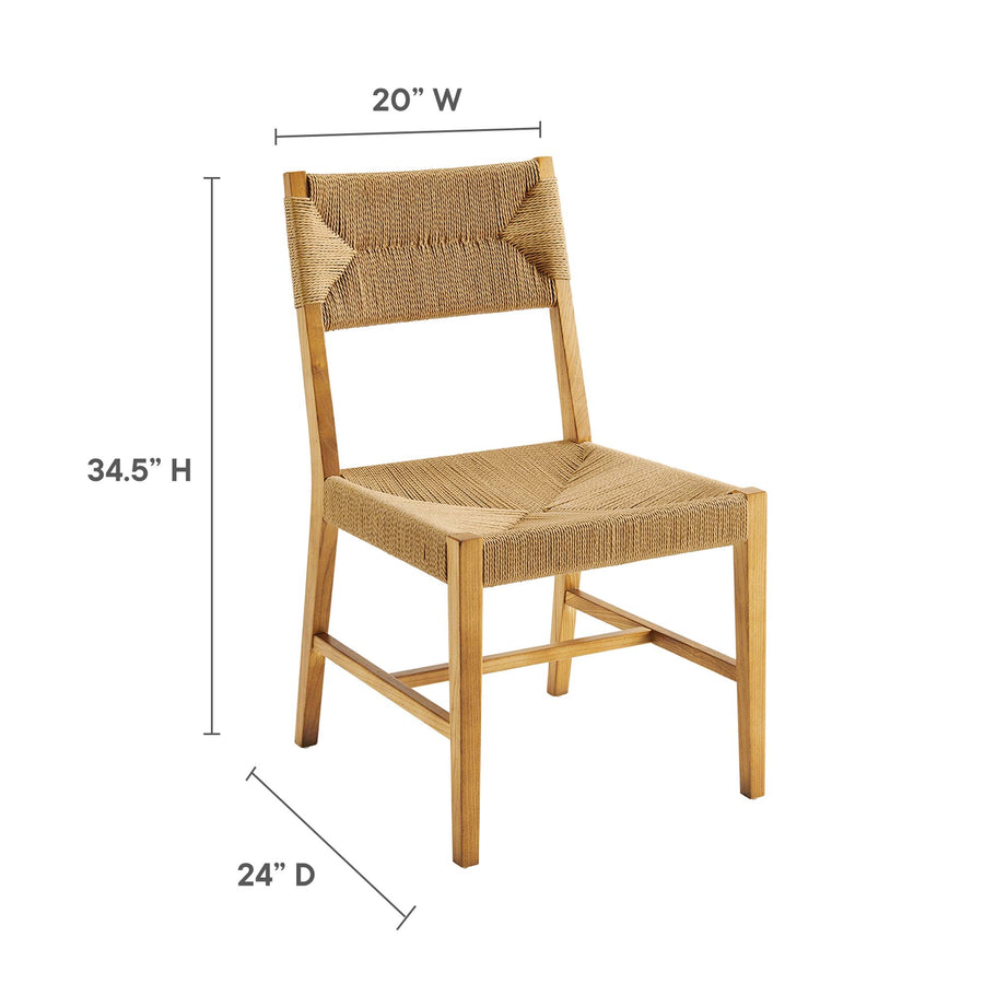 Diablo Wood Dining Chair in Natural Natural