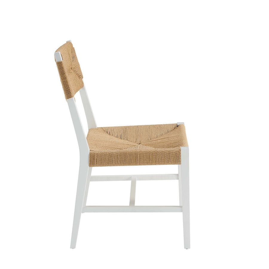 Diablo Wood Dining Chair in White Natural