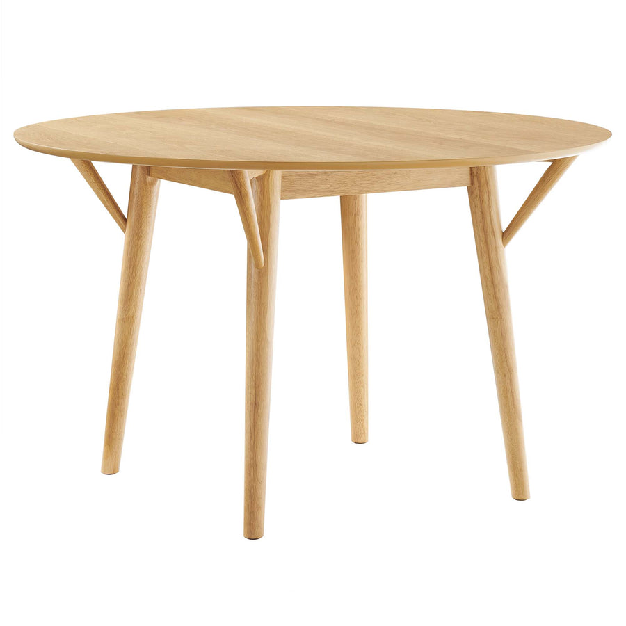 Gideon 47" Round Dining Table in Oak Oak