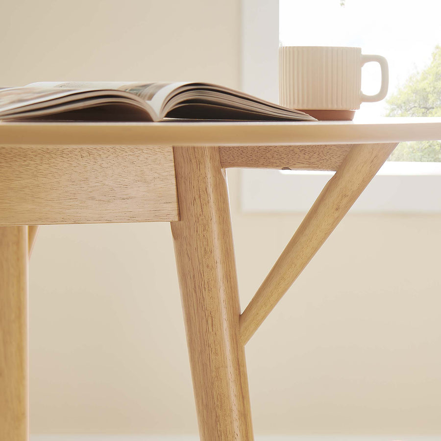 Gideon 47" Round Dining Table in Oak Oak