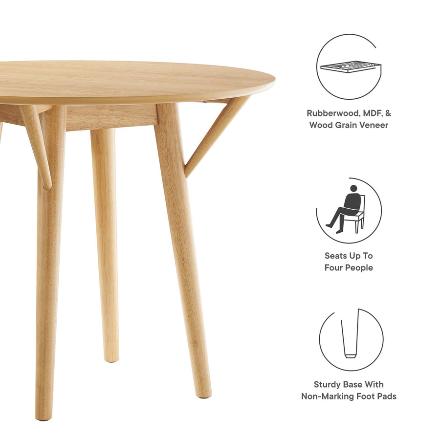 Gideon 36" Dining Table in Oak Oak