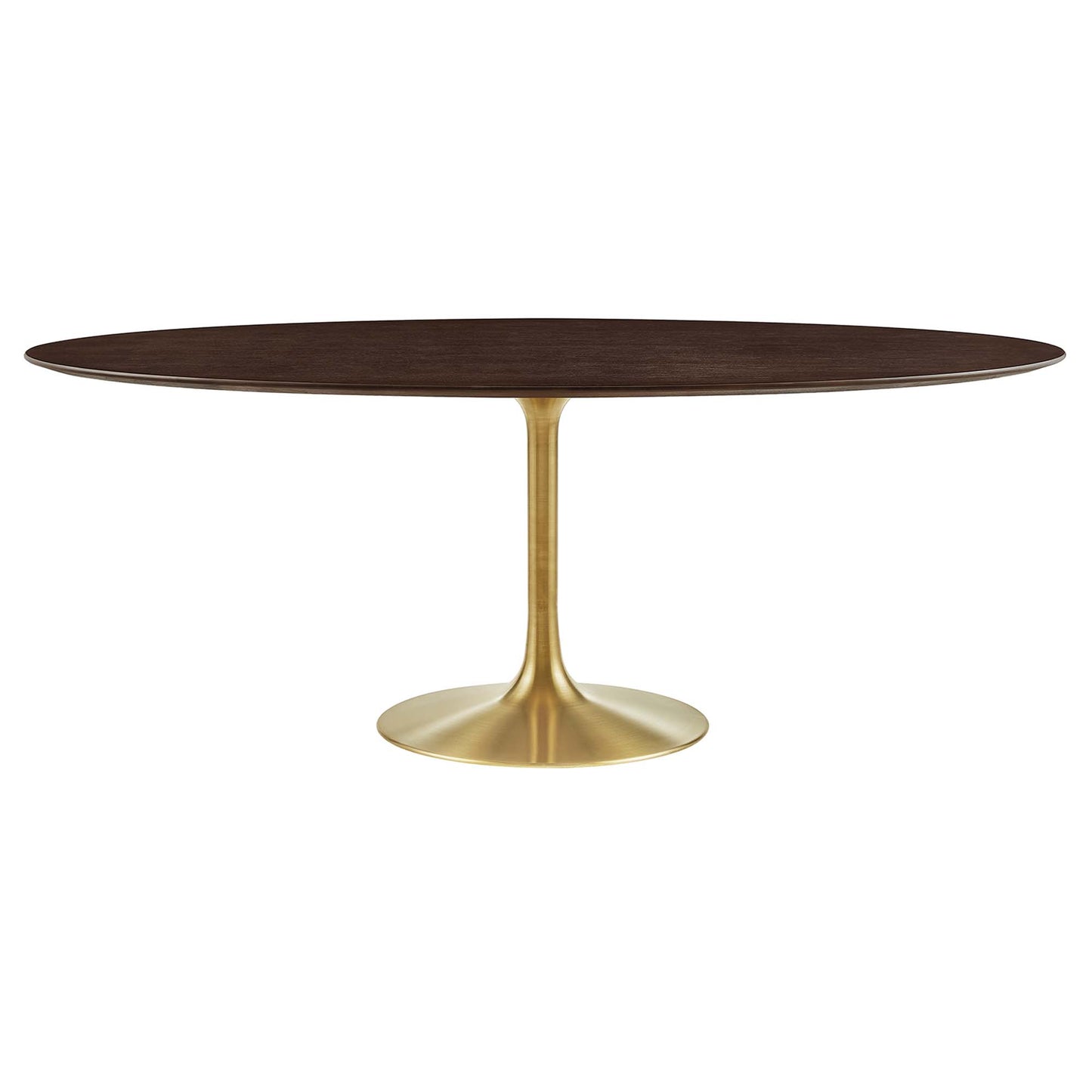 Lippa 78" Oval Wood Dining Table by Furniture For America