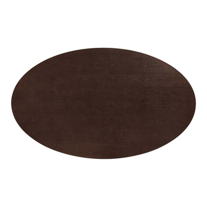 Lippa 78" Oval Wood Dining Table by Furniture For America