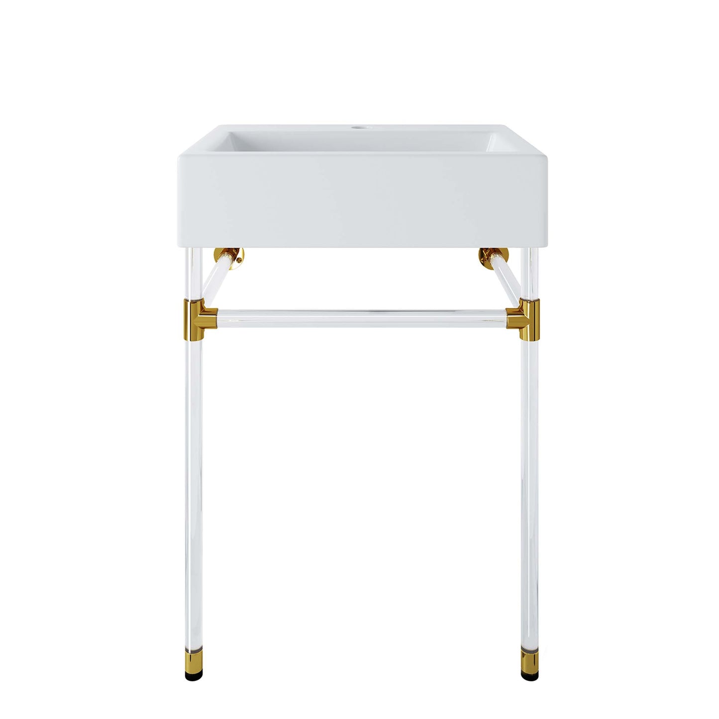 Redeem 24" Acrylic Wall-Mount Bathroom Vanity by Furniture For America