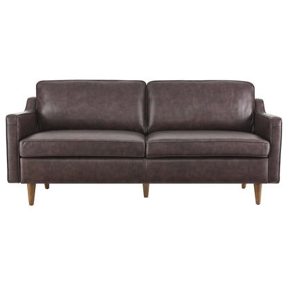 Impart Genuine Leather Sofa by Furniture for America