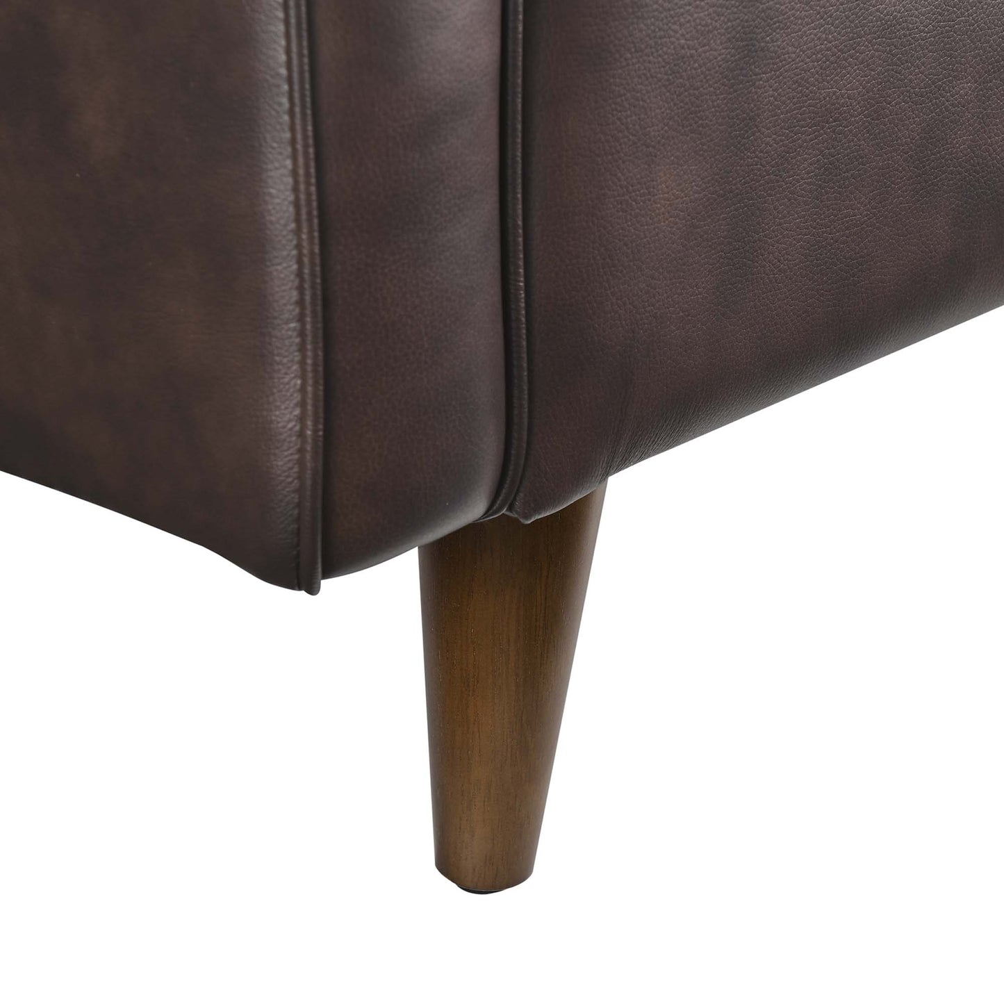 Impart Genuine Leather Loveseat by Furniture for America