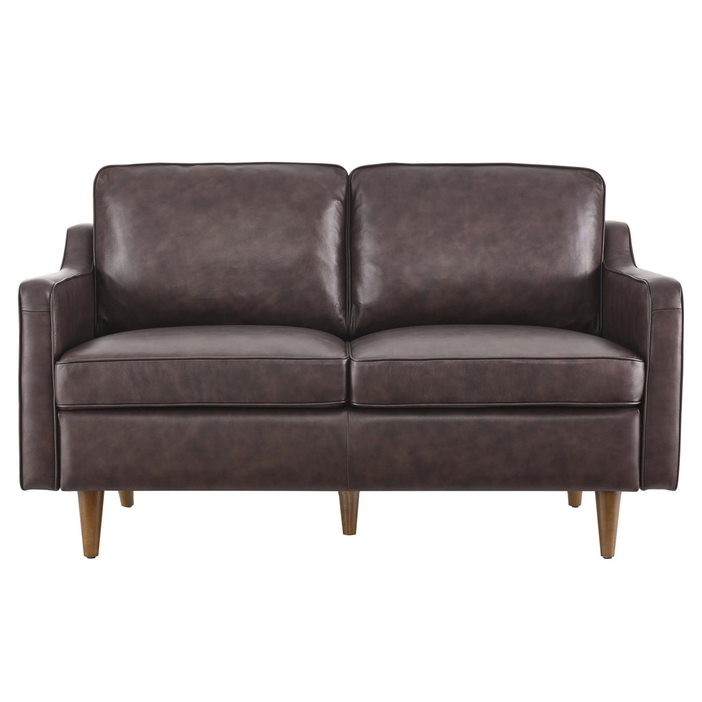 Impart Genuine Leather Loveseat by Furniture for America