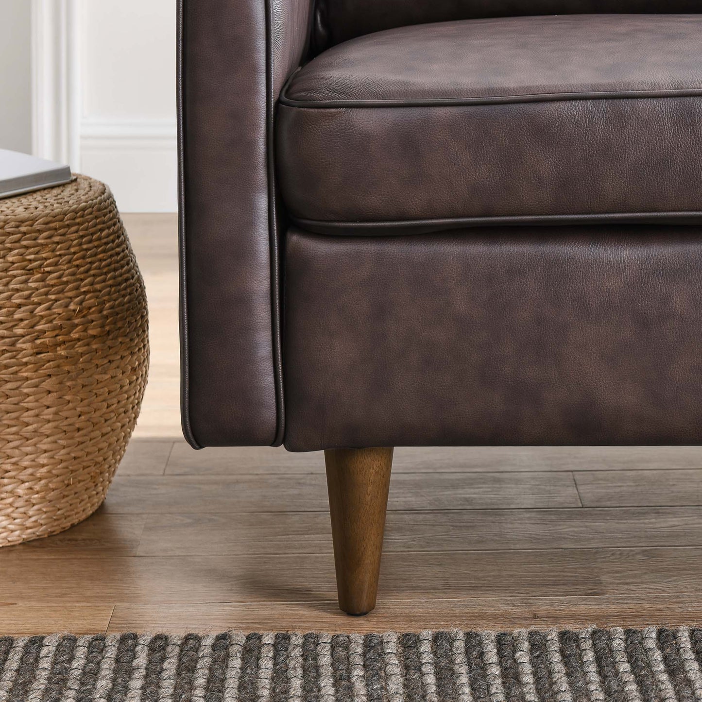 Impart Genuine Leather Armchair by Furniture For America