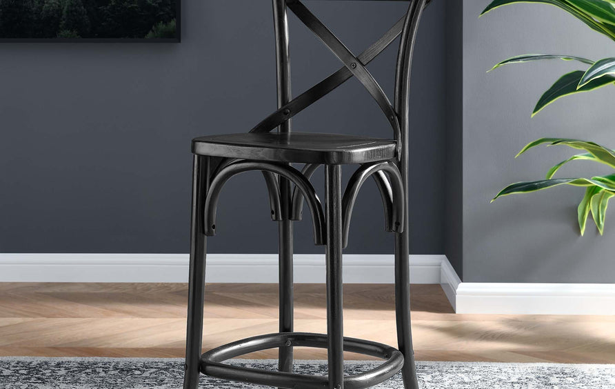 Juniper Counter Stool in Black