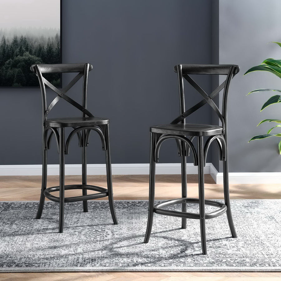 Juniper Counter Stool in Black