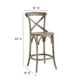 Juniper Counter Stool in Gray