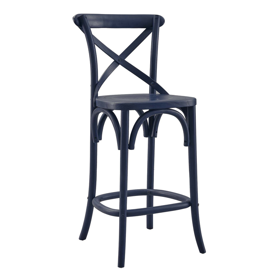 Juniper Counter Stool in Midnight Blue