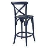 Juniper Counter Stool in Midnight Blue