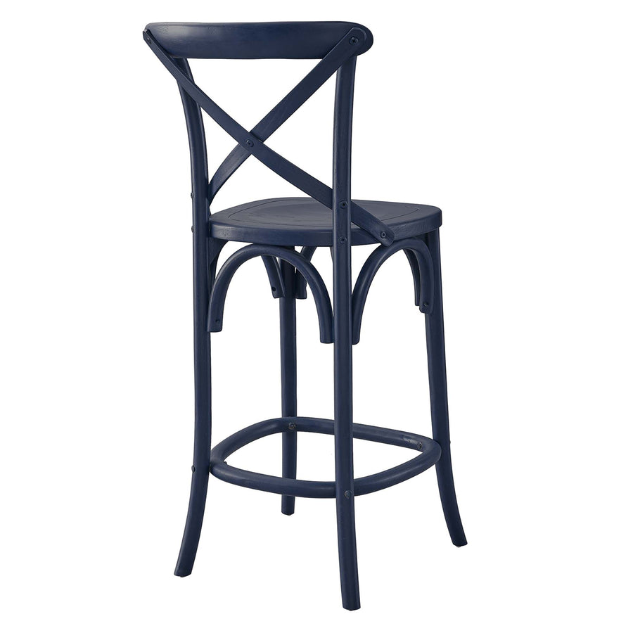 Juniper Counter Stool in Midnight Blue