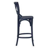 Juniper Counter Stool in Midnight Blue
