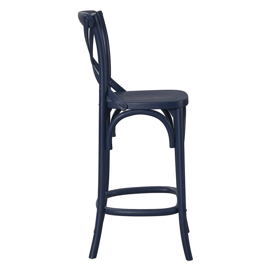 Juniper Counter Stool in Midnight Blue