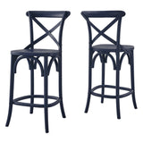 Juniper Counter Stool in Midnight Blue