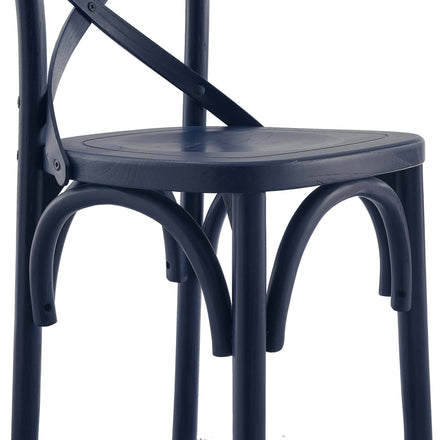 Gear Counter Stool in Midnight Blue