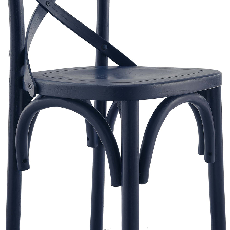 Juniper Counter Stool in Midnight Blue