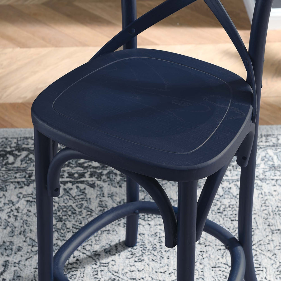 Juniper Counter Stool in Midnight Blue