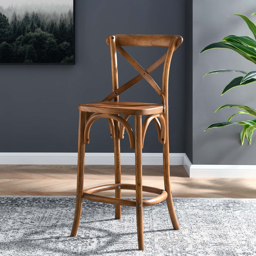 Juniper Counter Stool in Walnut