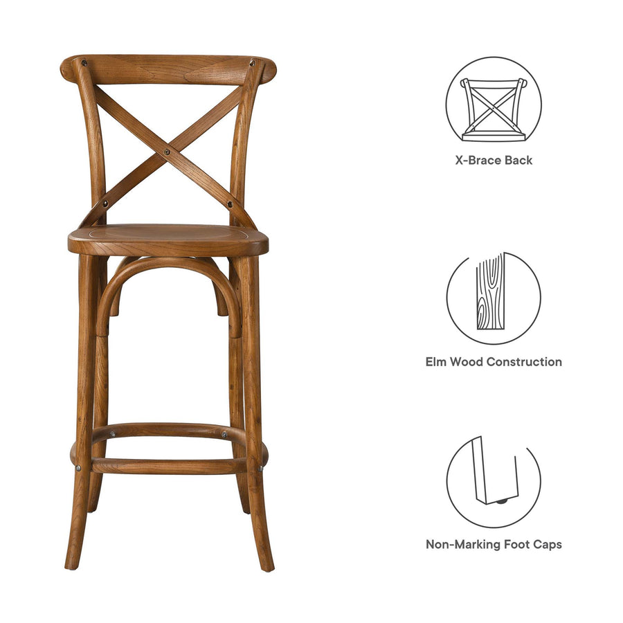 Juniper Counter Stool in Walnut