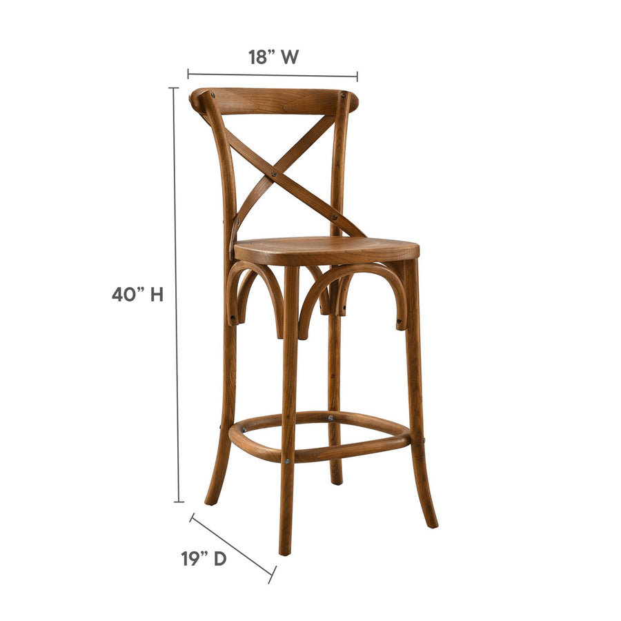 Juniper Counter Stool in Walnut