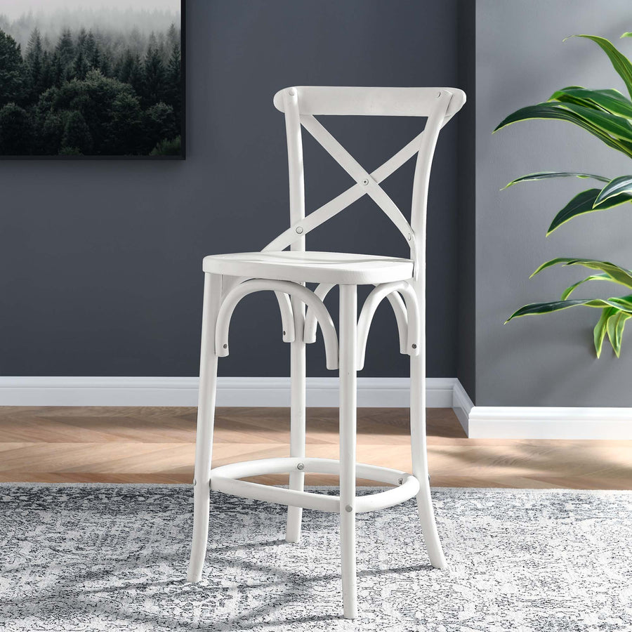 Juniper Counter Stool in White