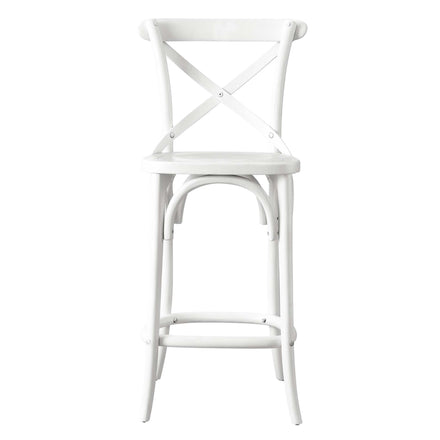 Gear Counter Stool in White
