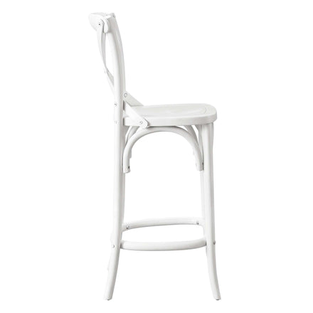 Gear Counter Stool in White