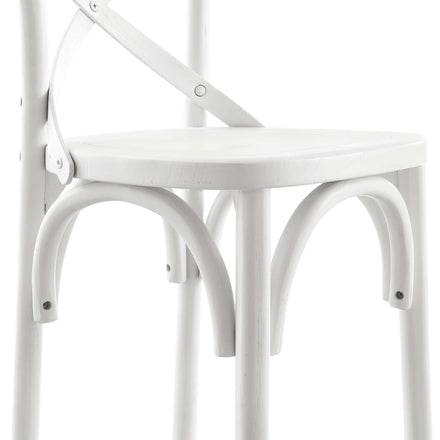 Gear Counter Stool in White