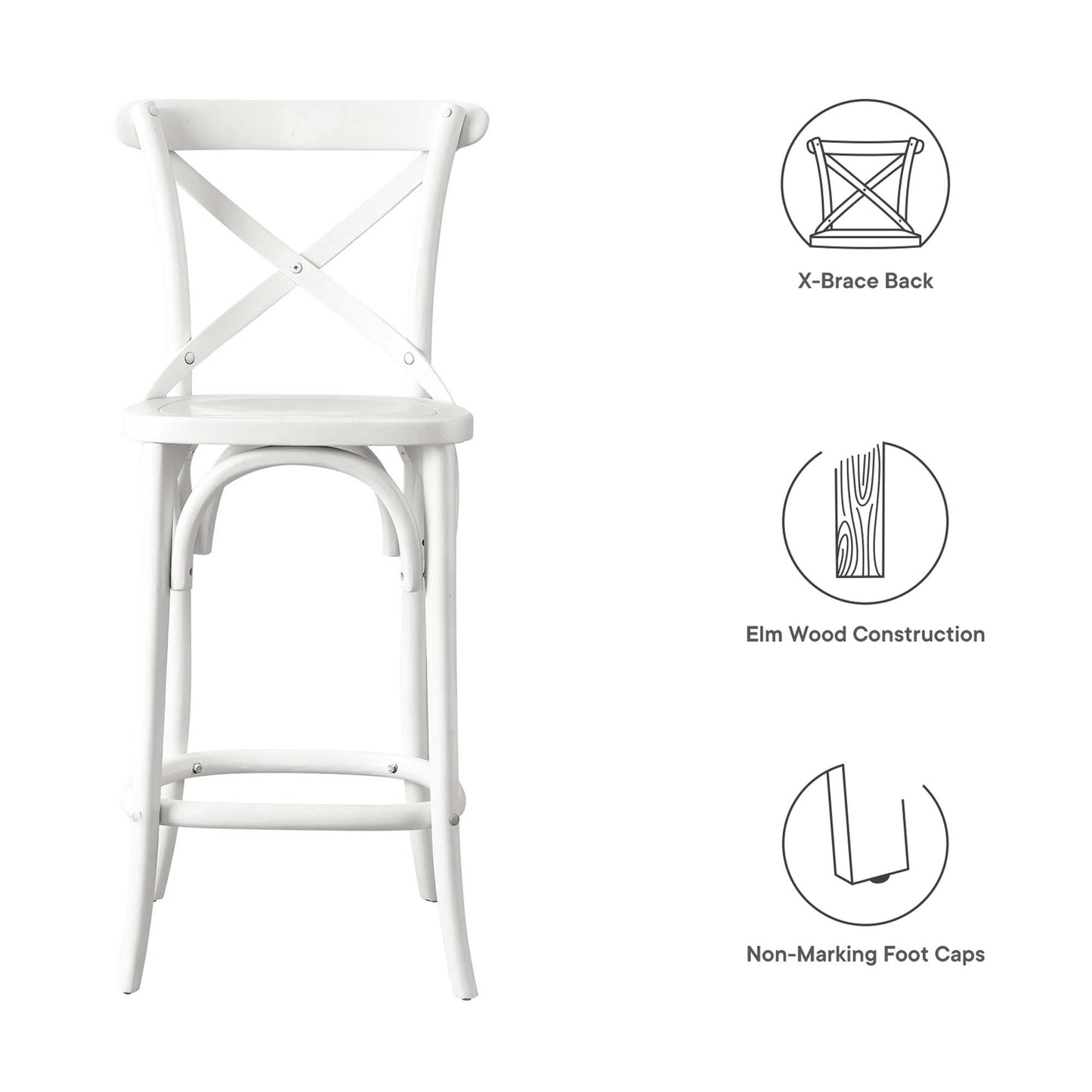 Gear Counter Stool by Furniture For America