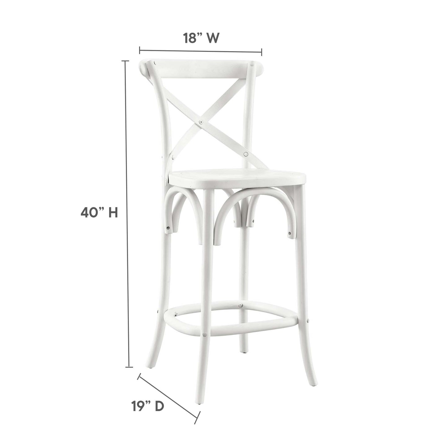 Gear Counter Stool by Furniture For America