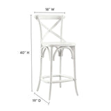 Juniper Counter Stool in White
