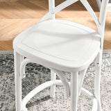 Juniper Counter Stool in White