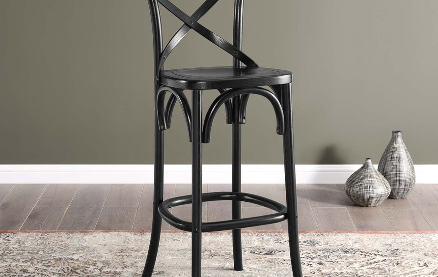 Juniper Bar Stool in Black