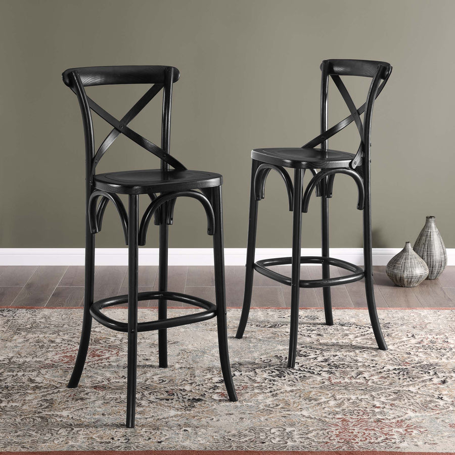 Juniper Bar Stool in Black
