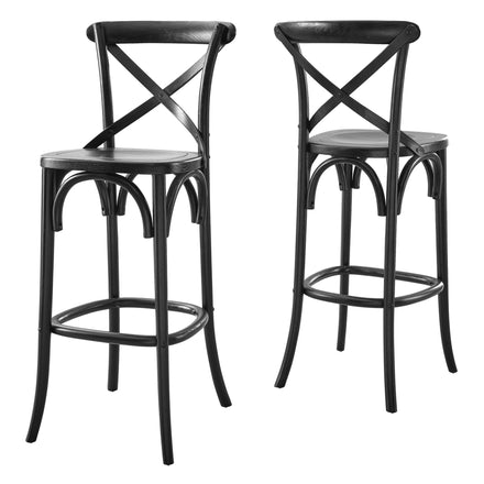 Gear Bar Stool in Black