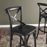 Juniper Bar Stool in Black