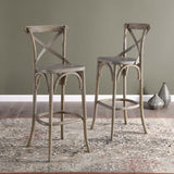 Juniper Bar Stool in Gray