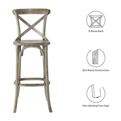 Gear Bar Stool by Furniture For America