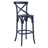 Juniper Bar Stool in Midnight Blue