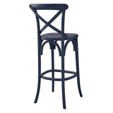 Juniper Bar Stool in Midnight Blue