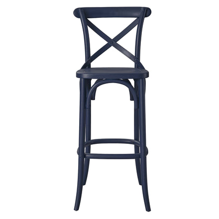 Gear Bar Stool in Midnight Blue
