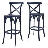 Juniper Bar Stool in Midnight Blue