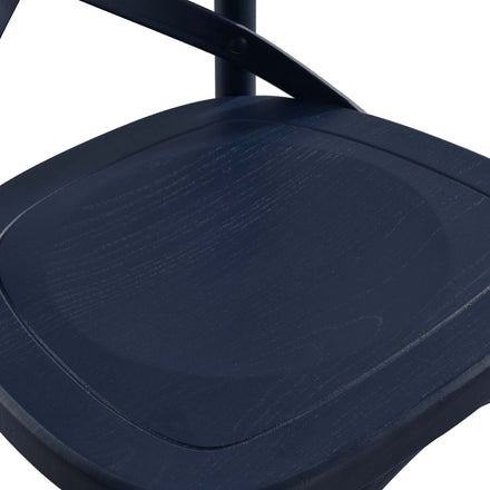 Gear Bar Stool in Midnight Blue