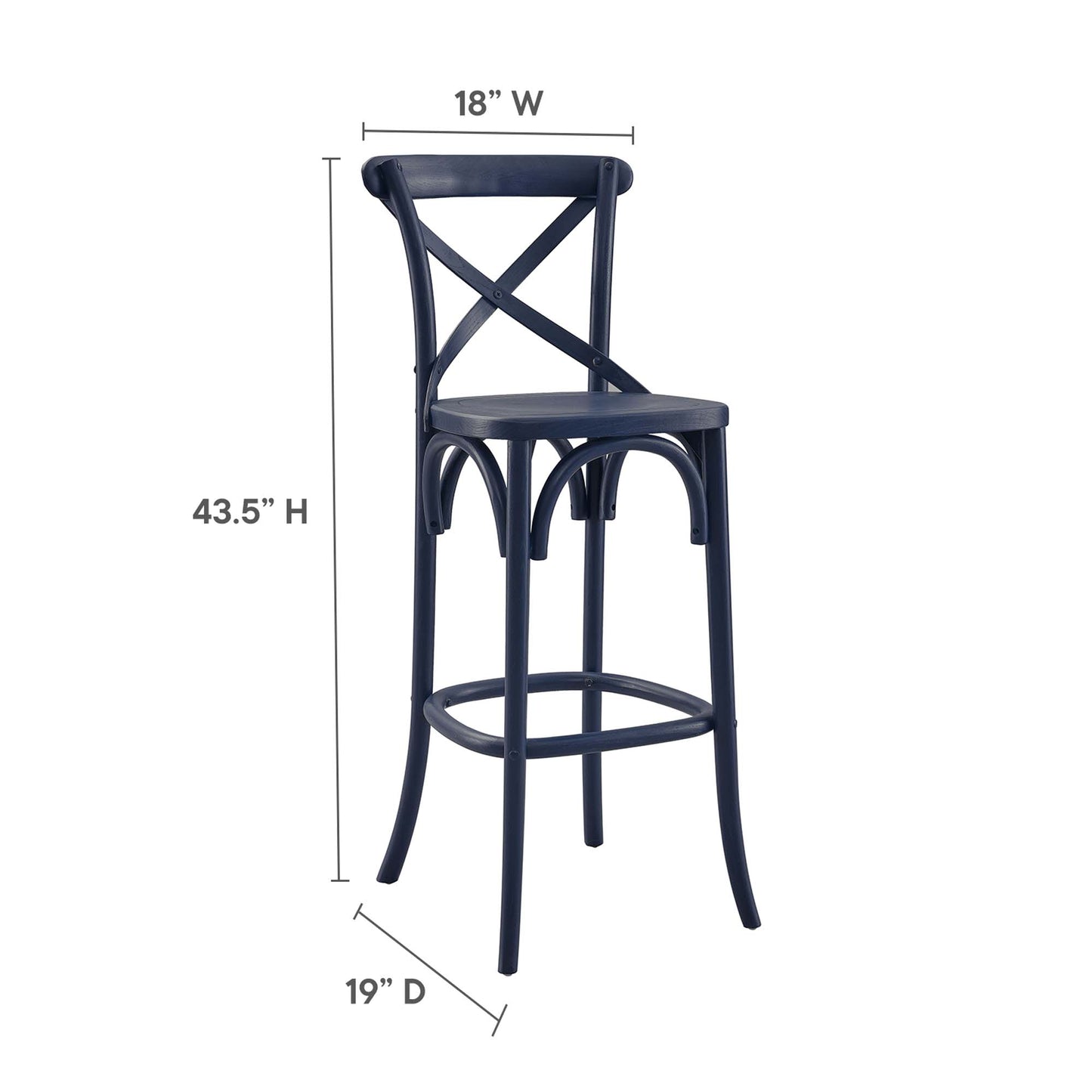 Gear Bar Stool by Furniture For America