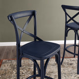 Juniper Bar Stool in Midnight Blue