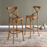 Juniper Bar Stool in Walnut