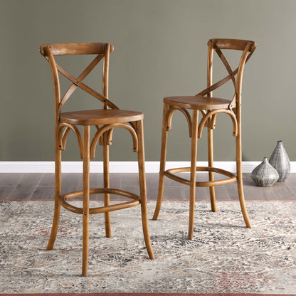Gear Bar Stool by Furniture For America